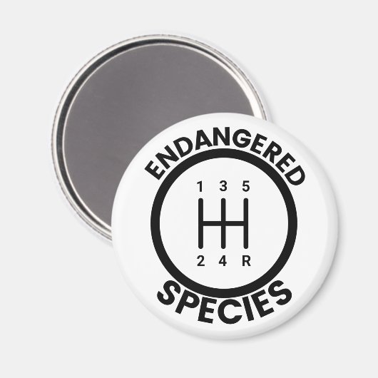 絶滅のおそれのある種（5種） マグネット (正面/裏面)