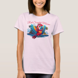 絶滅の危機に瀕したオウム熱帯鳥トロピカルマカオ🏝🦜 Tシャツ