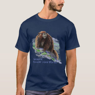 絶滅の危機に瀕したバンクーバーアイランドマーモット Tシャツ