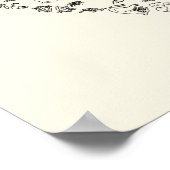 絶滅の危機に瀕した動物の木星地球スケッチ芸術 ポスター (角)