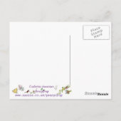 絶滅の危機に瀕した動物の木星地球スケッチ芸術 ポストカード (裏面)