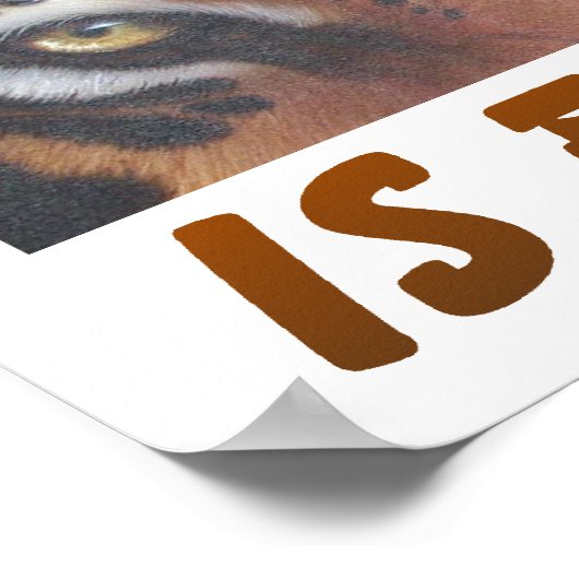 絶滅は永遠だ ポスター (角)