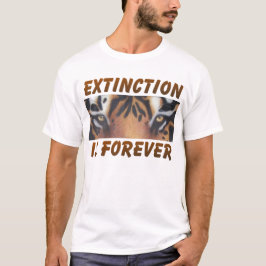 絶滅は永遠だ Tシャツ