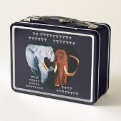 絶滅を許さないマンモス メタルランチボックス (裏面)