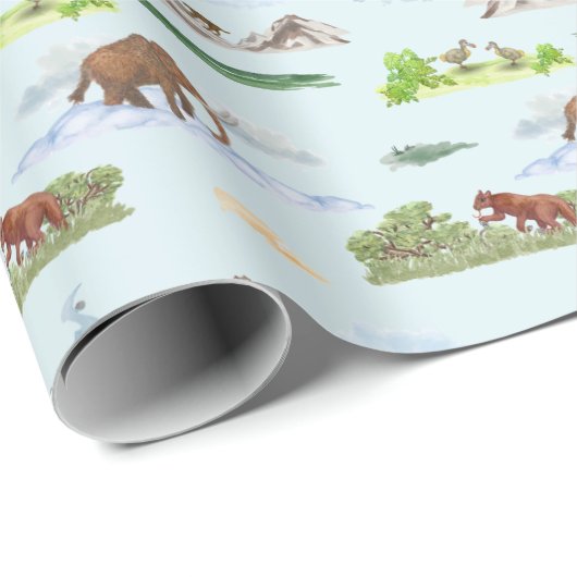 絶滅動物トイレ ラッピングペーパー (ロールコーナー)