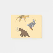 絶滅動物 ポストイット (正面)