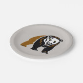 絶滅危惧動物 – グリズリーベア – 野生動物 – パーティー ペーパープレート (アングル)