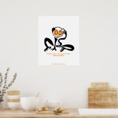 絶滅危惧動物 – スローロリス – ポスター (キッチン)