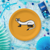 絶滅危惧動物 – 黒足FERRET -パーティー ペーパープレート (パーティー)