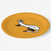 絶滅危惧動物 – 黒足FERRET -パーティー ペーパープレート (アングル)