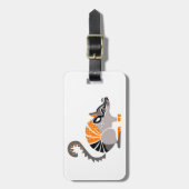 絶滅危惧動物 – NUMBAT – 野生動物 – 有袋動物 ラゲッジタグ (正面縦)