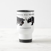 絶滅危惧動物 – RHINOCEROS -自然- トラベルマグ (中央)
