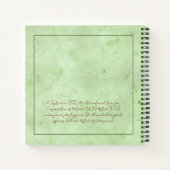 絶滅危惧植物種：アエライド ノートブック (裏面)