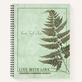 絶滅危惧植物種：アクロルモラ・ハッセルティ ノートブック