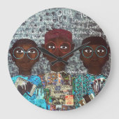 絶滅危惧特殊ウォールクロック ラージ壁時計 (正面)