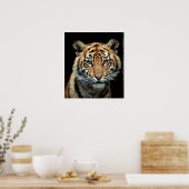 絶滅危惧種のタイガー・カブ ポスター (キッチン)