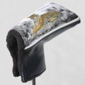 絶滅危惧種のハ色彩の鮮やかンガル ゴルフヘッドカバー (3/4 正面)