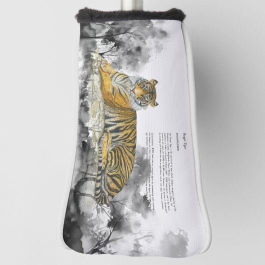 絶滅危惧種のハ色彩の鮮やかンガル ゴルフヘッドカバー (回転90)