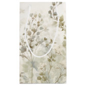 絶滅危惧種の手色彩の鮮やか素晴らしインディアン群 スモールペーパーバッグ (裏面)