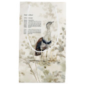 絶滅危惧種の手色彩の鮮やか素晴らしインディアン群 スモールペーパーバッグ (正面)