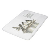 絶滅危惧種の海洋生物に似た目を引く バスマット (アングル)