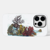 絶滅危惧種カラフルのハ色彩の鮮やかンドコラルリーフ Case-Mate iPhoneケース (裏面 (横))