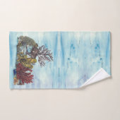 絶滅危惧種サンゴ礁 バスタオルセット (ハンドタオル)