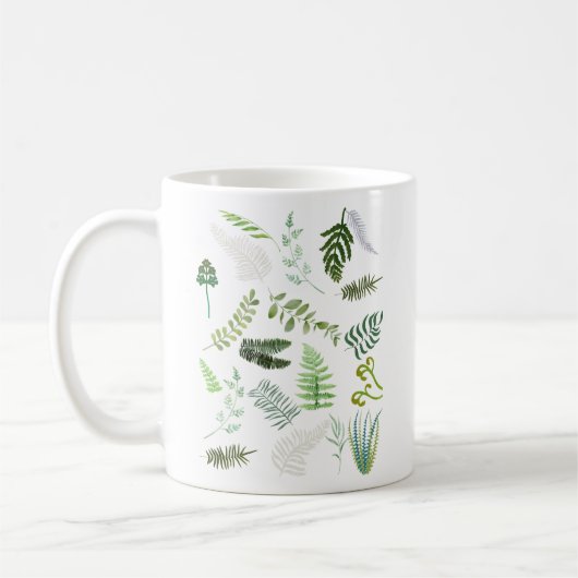 絶滅危惧種シダ コーヒーマグカップ (左)