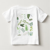 絶滅危惧種シダ ベビーTシャツ (裏面)