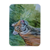 絶滅危惧種タイガー磁石 マグネット (縦)