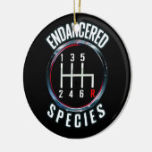 絶滅危惧種マニュアルギアボックススティックシフト6 Sp セラミックオーナメント (左)