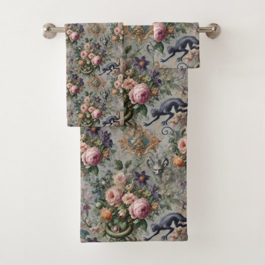 絶滅危惧種ラベンダーライカン – ゴシックビクトリアン語 バスタオルセット (インサイチュ)