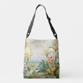 絶滅危惧種絵を描ニコバハト クロスボディバッグ (裏面)