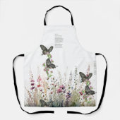 絶滅危惧種色彩の鮮やかセイロンバラ エプロン (正面)