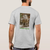 絶滅危惧種！穴居用Tシャツ Tシャツ (裏面)