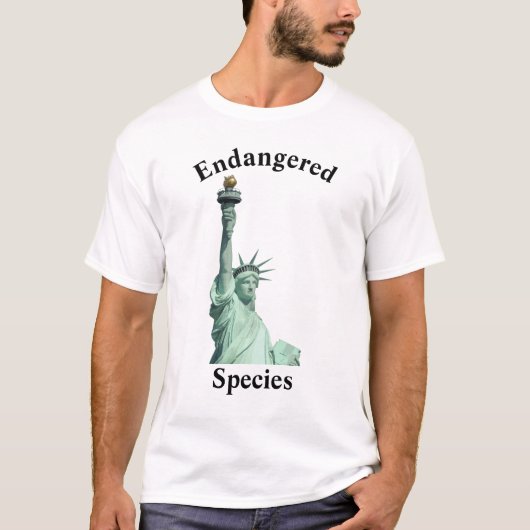絶滅危惧種 Tシャツ (正面)