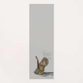 絶滅危惧魚色彩の鮮やかフクロウ ヨガマット (正面)