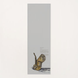 絶滅危惧魚色彩の鮮やかフクロウ ヨガマット