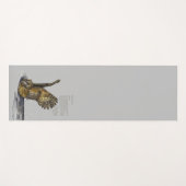 絶滅危惧魚色彩の鮮やかフクロウ ヨガマット (正面(横))