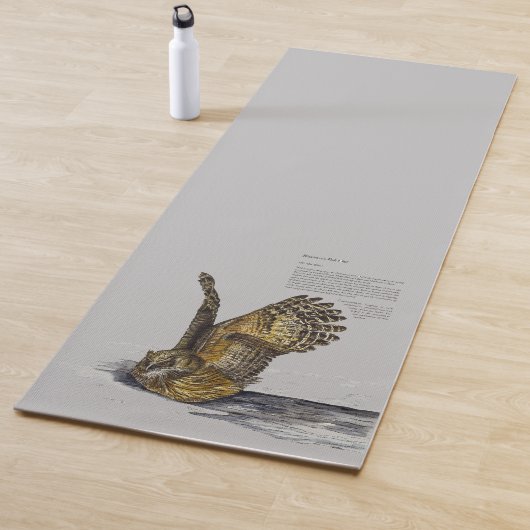 絶滅危惧魚色彩の鮮やかフクロウ ヨガマット (インサイチュ)