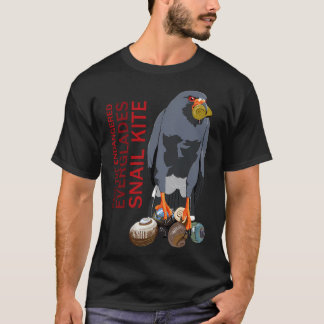 絶滅危救険なカタツムリ凧(南を支える) Tシャツ