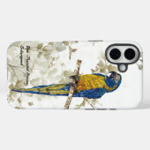 絶滅危絵を描険鳥(Macaw) Case-Mate iPhoneケース (裏面 (横))