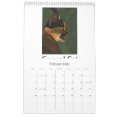 絶滅寸前の大きな猫 カレンダー (2月 2026)