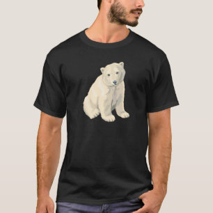 絶滅寸前の白くま Tシャツ