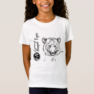 絶滅寸前の|ベンガルトラ|の子供のティー Tシャツ