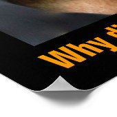 絶滅救の危機に瀕した野生生物の孤児オランウタン ポスター (角)