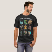 絶滅理論 楽しい 先史時代の絶滅 Tシャツ (正面フル)