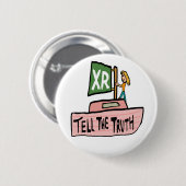 絶滅運動が真実を告げる 缶バッジ (正面&裏面)