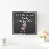 絶祈えず スクエア壁時計 (ホーム)