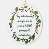 絶祈え無し感動的聖なる書物、 経典 セラミックオーナメント (左)